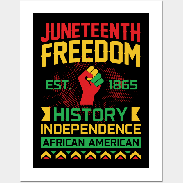 FREEDOM EST 1865 Wall Art by Banned Books Club